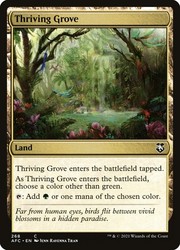 Thriving Grove #268/359 Commander: Adventures in the Forgotten Realms Common