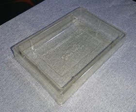 Inner tray clear tray for Famicom box with Konami logo