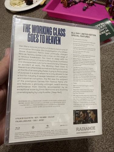 THE WORKING CLASS GOES TO HEAVEN Radiance Blu Ray with OOP Obi Strip / Region B - Picture 7 of 8