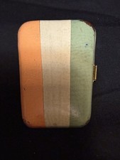 Vintage Princess Gardner Key Holder Hard Case With Keys Orange, White And Green