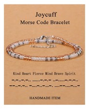 Inspirational Gifts for Women Morse Code Bracelets for Mom Daughter Gifts for He