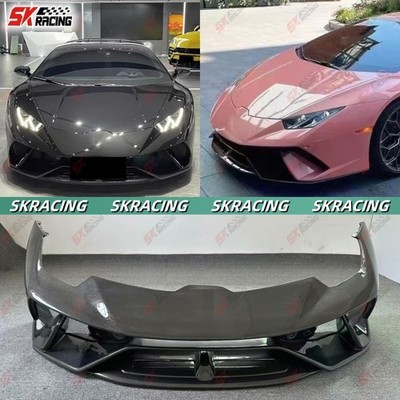 Forged/Carbon Fiber+Unpainted Front Bumper Fits Lamborghini Huracan LP580 LP610