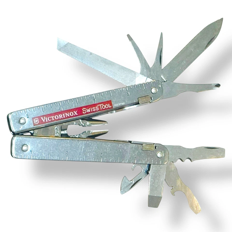 Victorinox SwissTool мульти инструмент из нержавеющей стали винтажный редкая Pat ожидание издание - Изображение 3 из 4