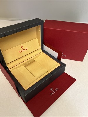 Authentic Tudor Grey Gray Inner Watch Box 40149.04 w/ Red Outer Box