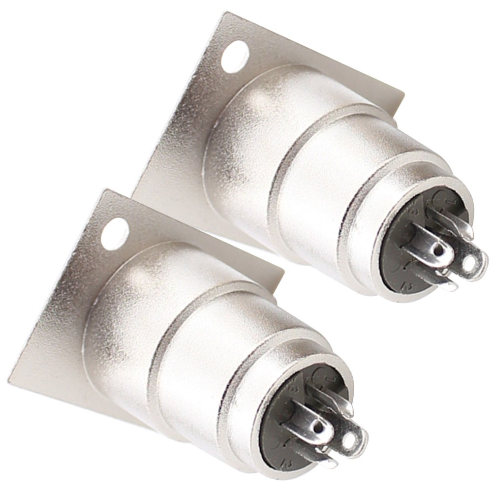 2 Pcs Adattatore Jack Audio Supporto Per Pannello Microfono Computer