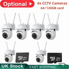 4-pack 1080P HD Security CCTV Camera WIFI 2.4G IP Camera Wireless PTZ Smart Home