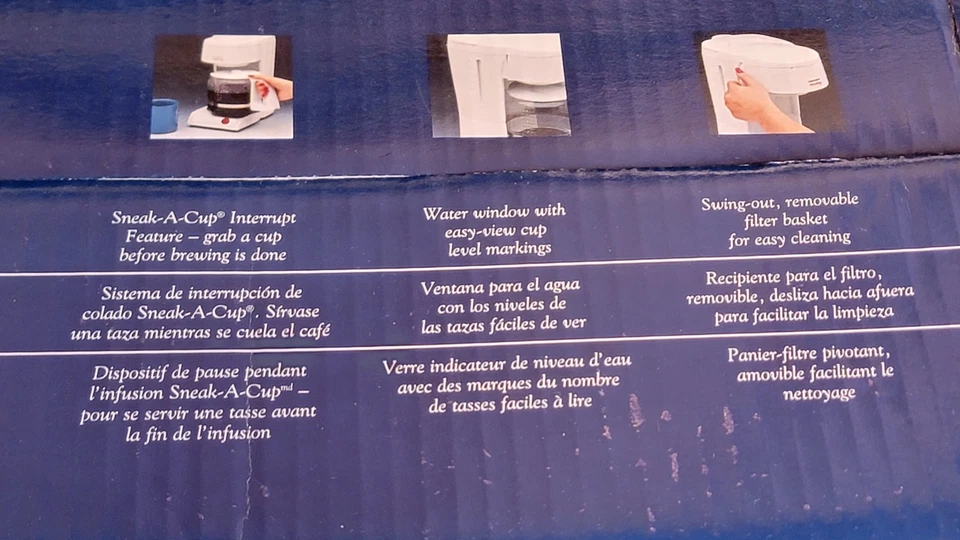 Black & Decker DCM 1200 Versa Brew Coffee Maker White - BRAND NEW SEALED - 2005 - Image 4 of 4