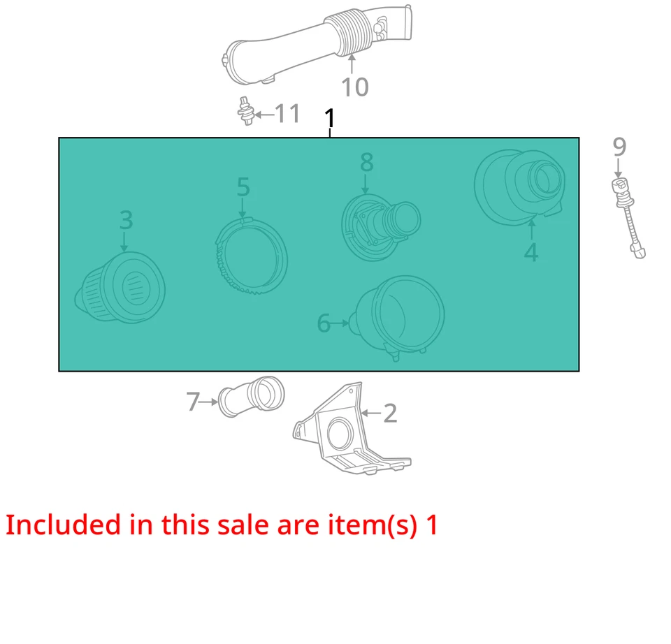 Tubo de manguera conducto de admisión filtro de aire Ford F-250 Super Duty 2000-2004 RSEUK Foto 2 de 3
