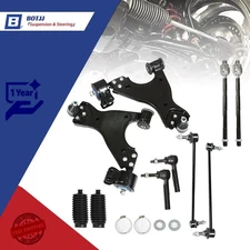 For GMC Acadia Series Front Suspension Kit Control Arms Ball Joints Tie Rod Ends