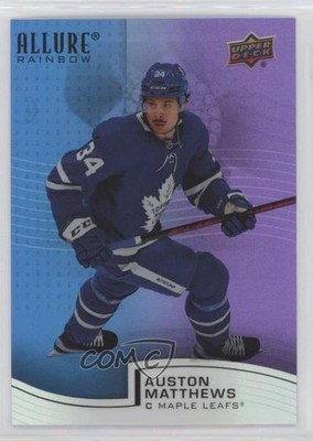 2021-22 Upper Deck Allure Rainbow Blue Purple 88/199 Auston Matthews #R-86 00d2