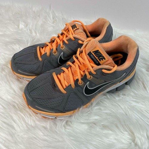 Nike Air Pegasus+ 28 Running Shoes Gray Peach Orange 443802-008 Women Size 6 - Picture 3 of 9