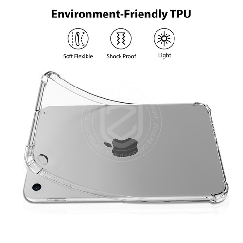 For Apple iPad Air 5th 10.9" 2022 Case Clear Soft TPU Air Tough Shockproof Cover - Picture 7 of 12