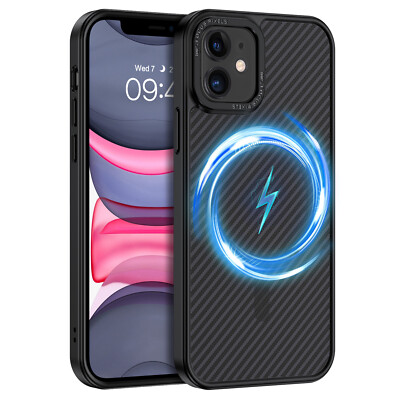 For iPhone 11 6.1'' MagSafe Case Hybrid Shockproof Protective Rugged Phone Cover