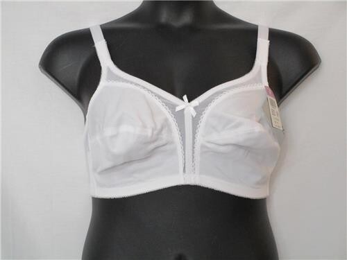 NWT Carnival Camisole Shoulder Soft Cup Bra White Style 620 Size 36DD - Picture 1 of 5