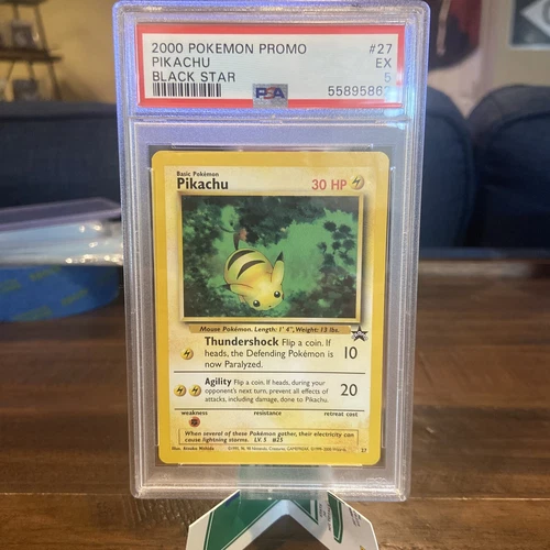 2000 Pokemon Promo Pikachu Black Star PSA 5