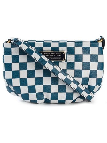 Marc by Marc Jacobs New Q Checkerboard Percy crossbody bag purse 100%cowhide NWT - Picture 2 of 12