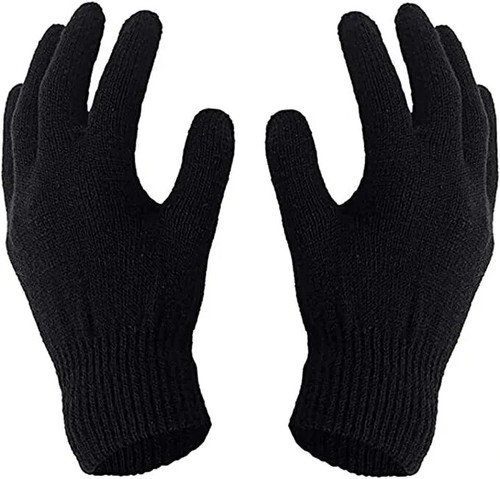 Paar Herren Damen Schwarz Magic Warm Stretch Winter Thermo Handschuhe Radfahren. - Bild 3 von 3