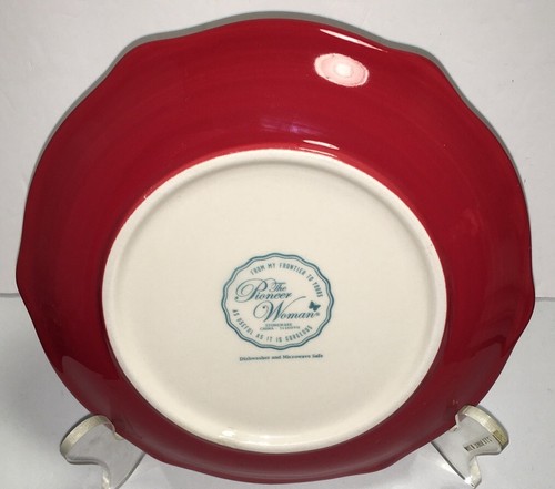 VTG PIONEER WOMAN CHRISTMAS COWBOY BOOTS~ROSES 🌹 APPETIZER PLATE - 6.5 " EUC - Picture 4 of 4