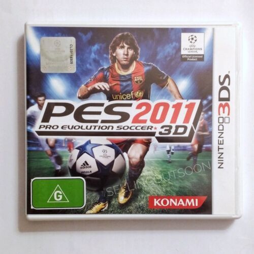 Pro Evolution Soccer 2011 3D NEW RARE PAL! Nintendo 3DS 2DS PES 11 Football UEFA - 第 1/2 張圖片
