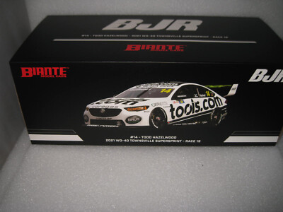 BIANTE 1/18 HOLDEN ZB COMMODORE 2021 TOWNSVILLE RACE 19 TODD HAZELWOOD TOOLS.COM