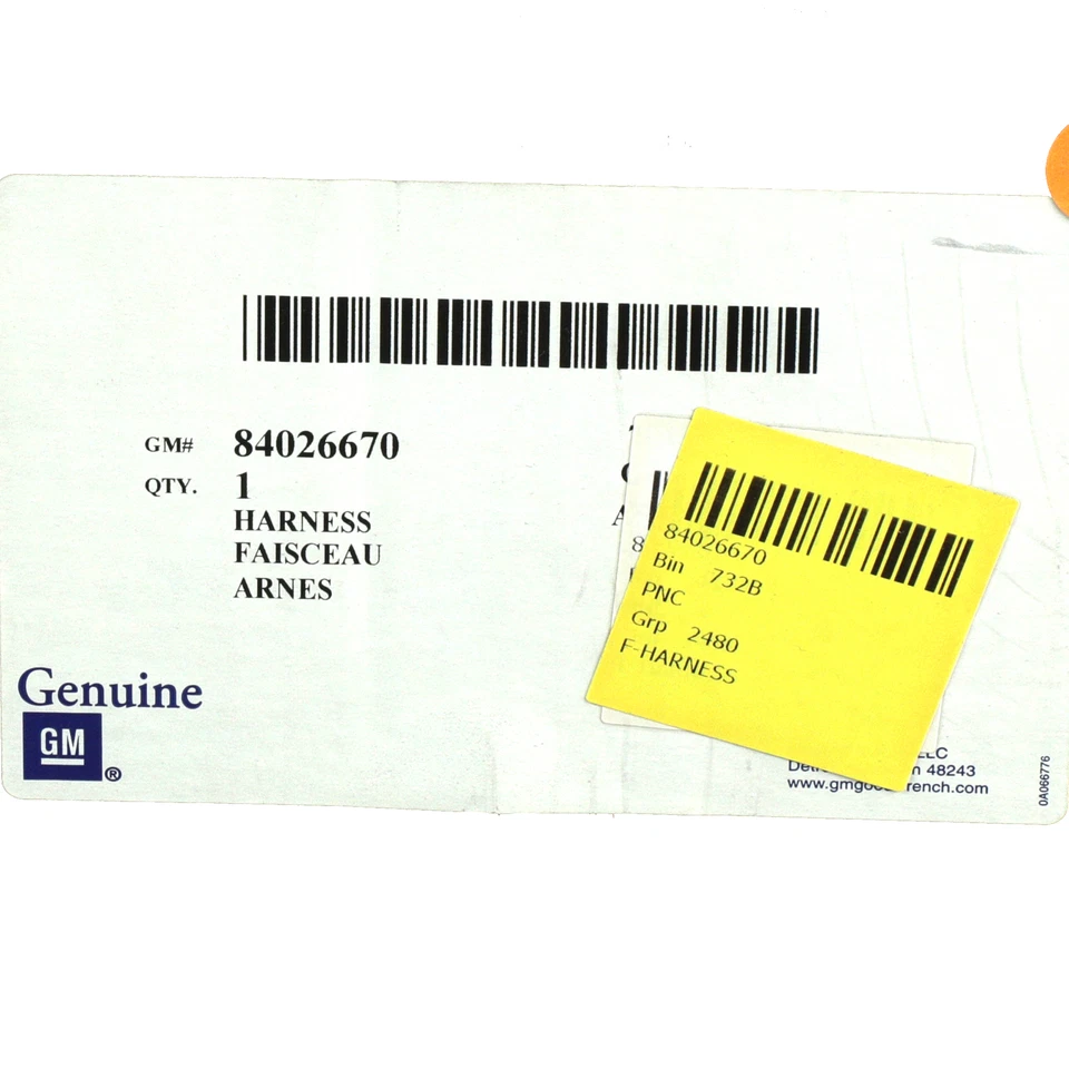Chicote de fios 84026670 novo em folha 2015-2016 GMC Yukon motor dianteiro lâmpada dianteira - Imagem 4 de 4