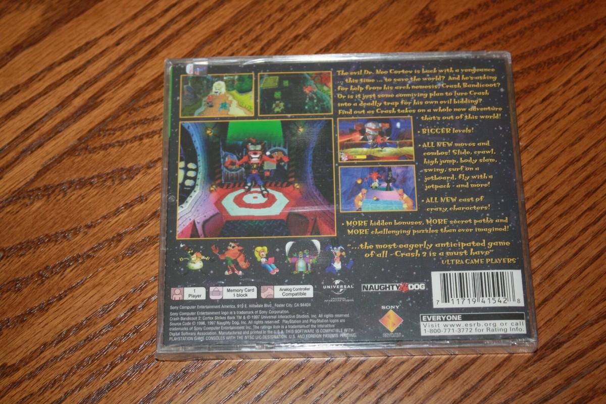 Crash Bandicoot 2: Cortex Strikes Back Greatest Hits Sony