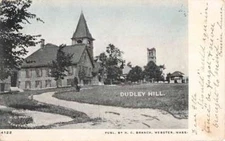 Webster Massachusetts Dudley Hill Street View Antique Postcard K84773