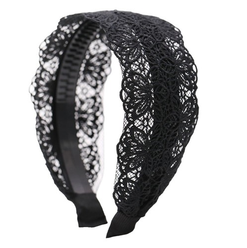 SAINT LAURENT PARIS 682968 headband hair accessories pile hair band cotton Black Saint Laurent - Crystal-embellished headband Saint Laurent main image 3