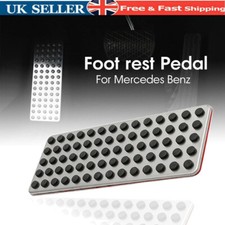 Slip Foot Rest Plate Car Accessories Drill Footrest Dead Pedal For Mercedes Benz