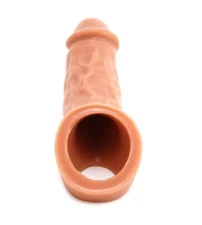 Colossus Ultimately Pleasurable Caramel Adult Male Silicone Penis Extension, New