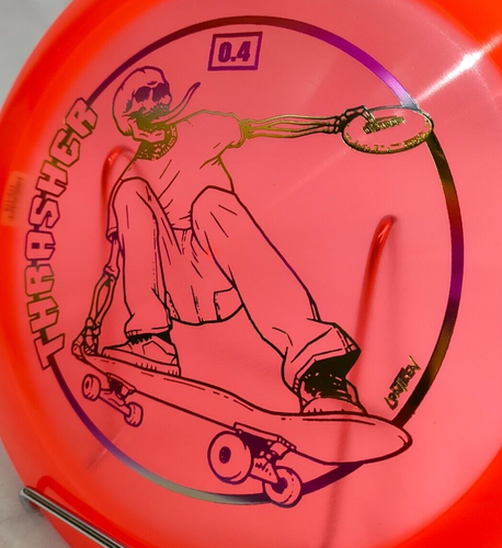 Discraft Death By Disc Thrasher PFN Rare Dave Lonteen 174g (Red) - Picture 5 of 7
