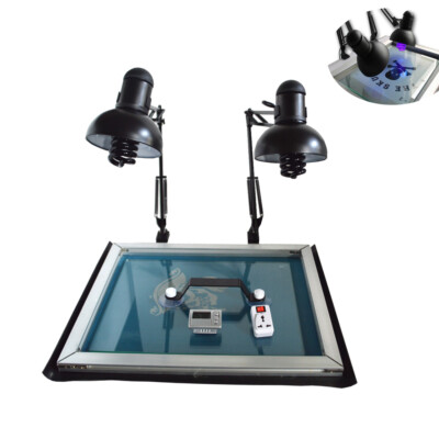 TECHTONGDA Screen Printing 110V 19.7''x19.7'' Simple UV Exposure Unit