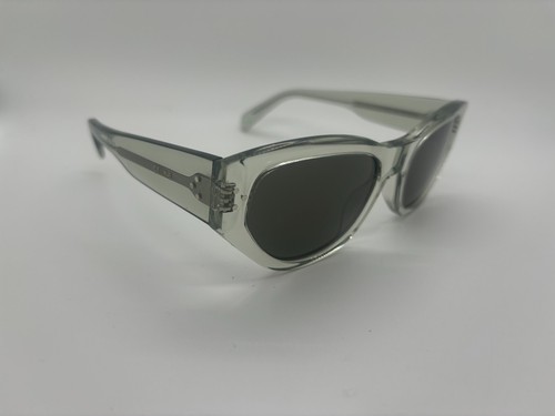 NEW Celine CL40219I 93N Green Cat Eye Sunglasses 54-18-135mm Comes w/ Full Set