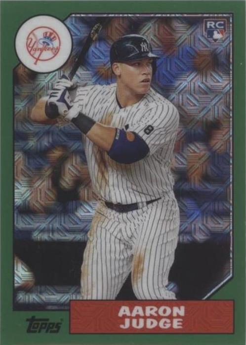 2017 Topps Silver Pack 1987 Design Chrome - Aaron Judge #87-AJ for