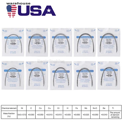 AZDENT Dental Orthodontic Super Elastic Arch Wire/Orthodontic Bracket/Buccal Tube