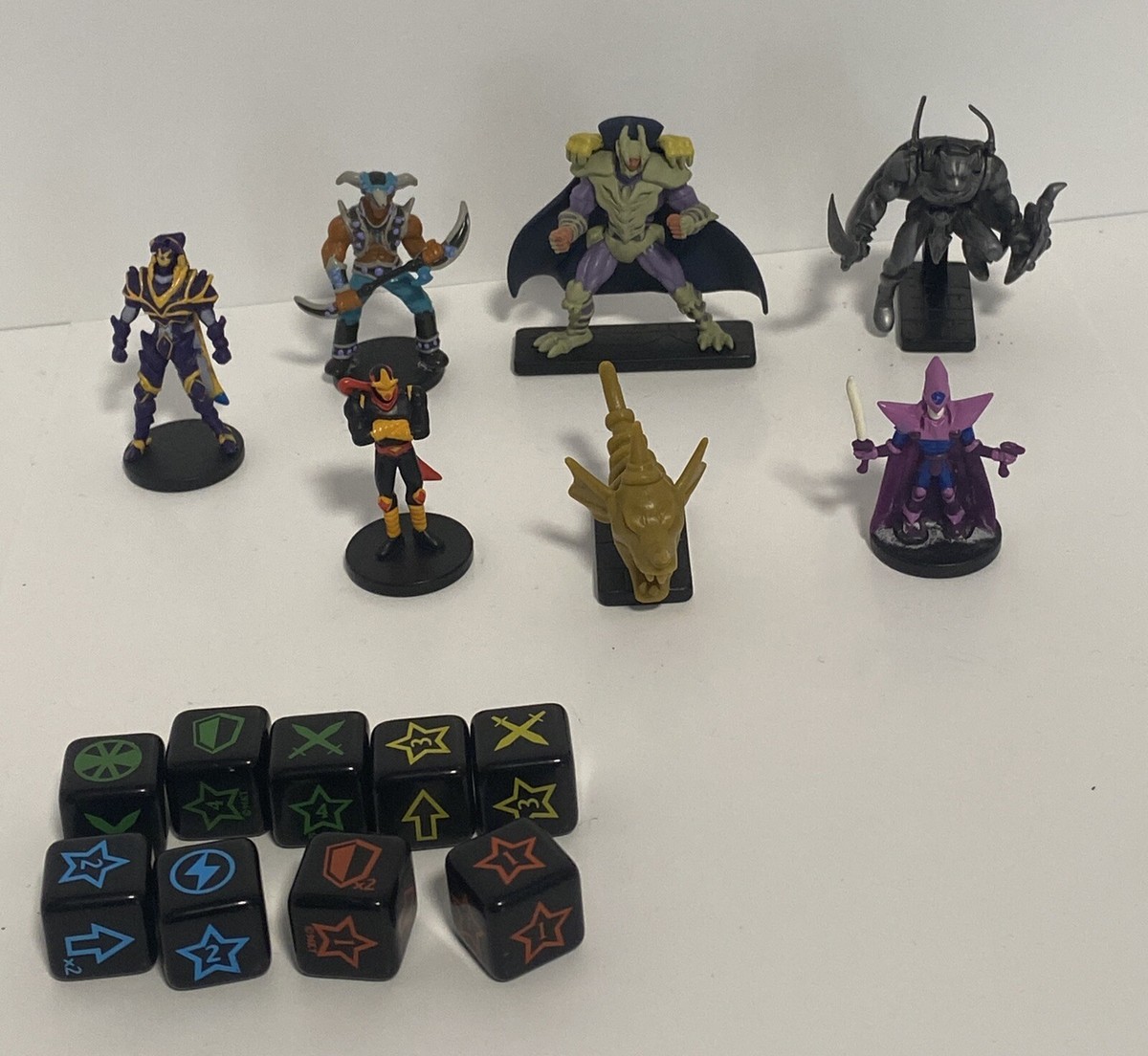 Yugioh Dungeon Dice Monsters Figure Lot Of 7 Figures 96kt /Read | eBay