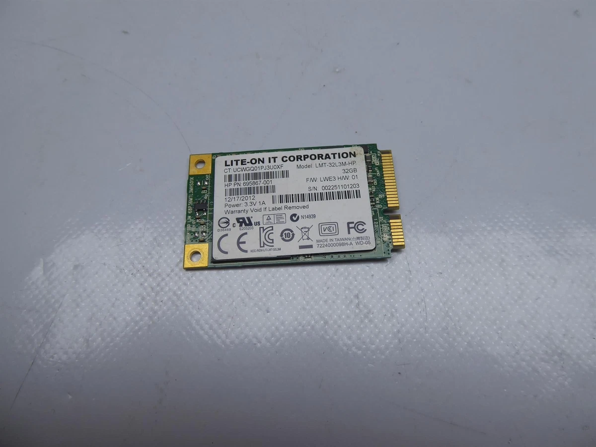 HP Envy 4 Lite On SSD Solid State Drive Mini PCI LMT 32L3M HP 4264