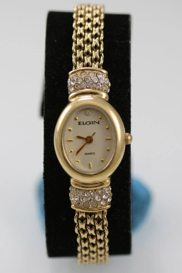 Montre-bracelet Femme Elgin De Luxe Vintage - Or 10k - Avant 1920 - Pièce De Collection
