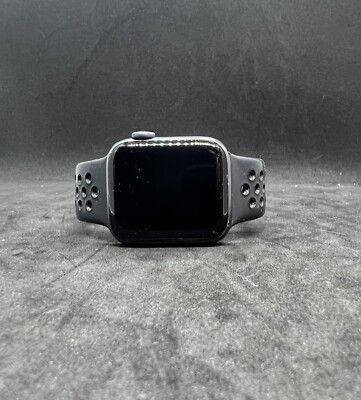 Apple Watch Series 40 mm Black Aluminum Case with Black Band - Main Image