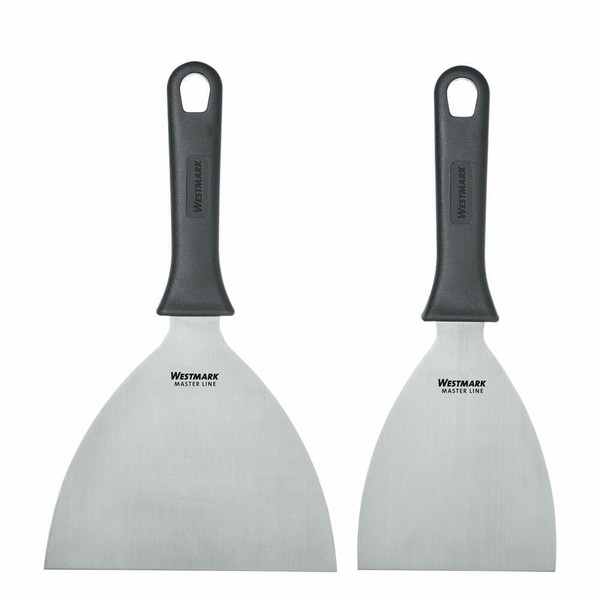 Westmark Set, 2Tlg.: 2 Profi-Schaber/Grill-Spachtel (Gerade, Starr, Geschlossen)-image