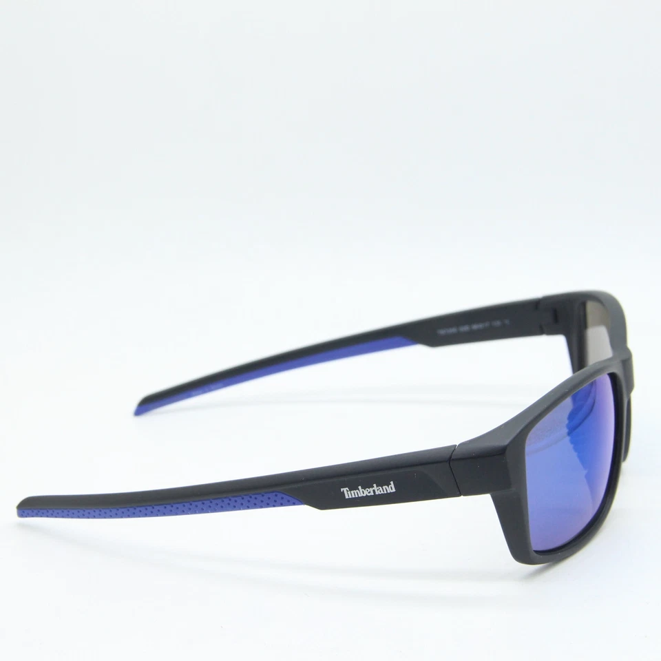 NUEVAS GAFAS DE SOL TIMBERLAND TB 7200 02D NEGRAS AZULES AUTÉNTICAS 58-17 Foto 3 de 3