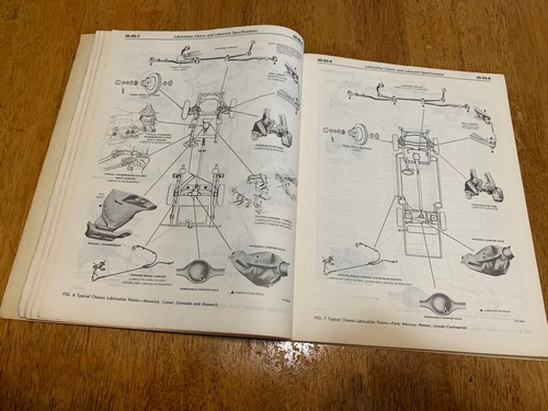 FORD 1975-1976 CAR SHOP MANUAL VOL 5/ PRE-DELIVERY, MAINTENANCE and LUBRICATION - Picture 11 of 16