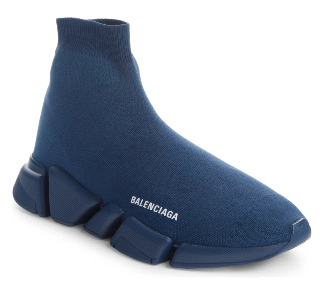 balenciaga shoes navy