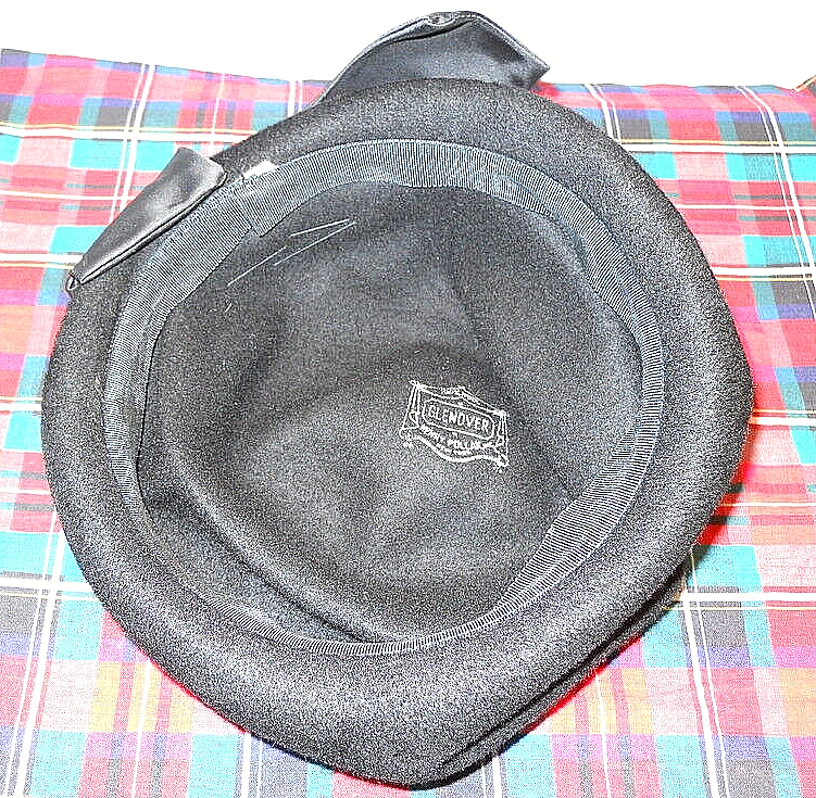 Vintage 1940s 50s Henry Pollack Glenover Black Wool Fur Bow  display picture 1