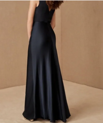 beckett satin maxi dress Beckett Satin Charmeuse Maxi Dress