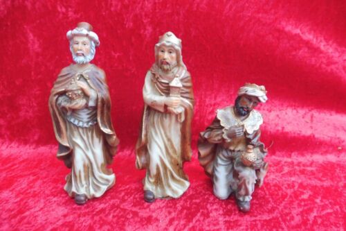 3 schöne , alte Krippenfiguren  , die 3 heiligen Könige , um 16cm - Bild 1 von 7