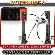 Front Left Driver Window Regulator w/ 2 Pins Motor for Chevrolet Cruze 2011 2012