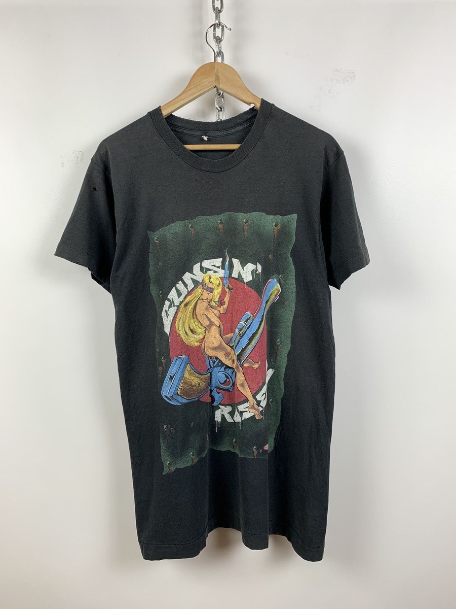 1992 Vintage Guns N Roses Naked Lady Revolver Rare T-Shirt Size L