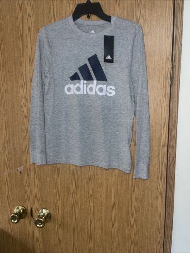 Boys Adidas Long Sleeve Shirt Size Medium 10/12 - Picture 1 of 2