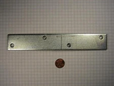 FERUM #225-8"  STEEL MENDING PLATE, 8" LENGTH, 1-1/4" WIDTH, 1/8" THICKNESS